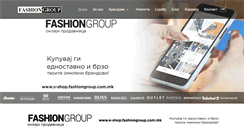 Desktop Screenshot of fashiongroup.com.mk